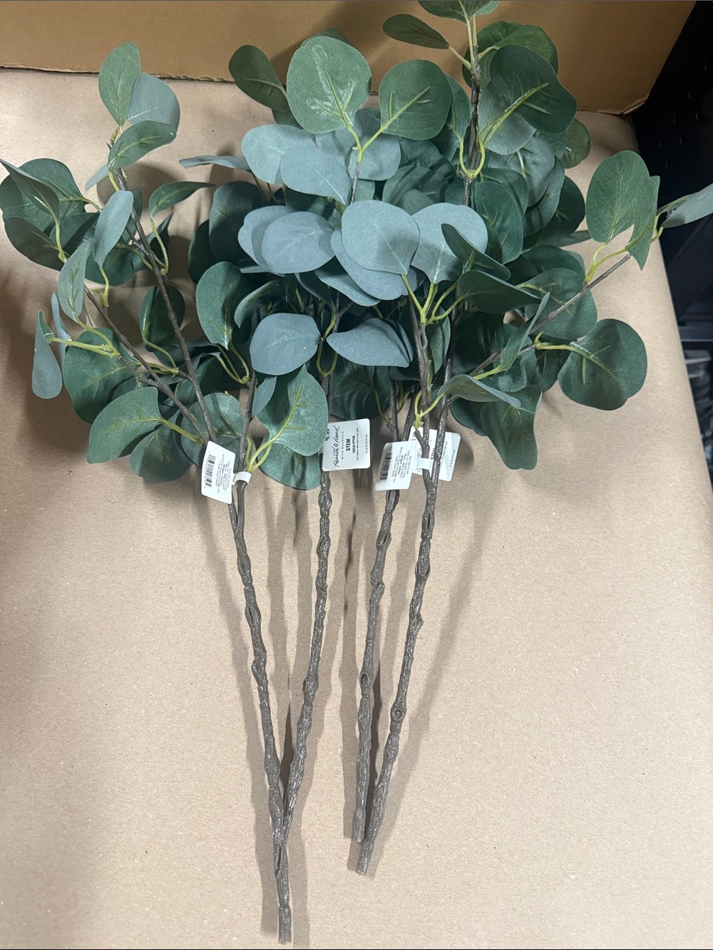 Hearth & Hand Faux Eucalyptus Stems - Green